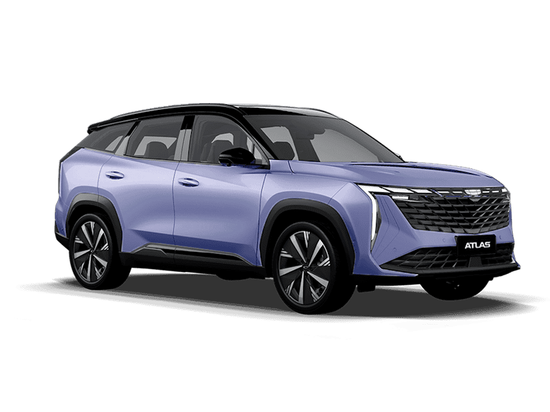 Купить Geely Atlas Новый в вашем городе - Starry Blue / Серо-голубой металлик